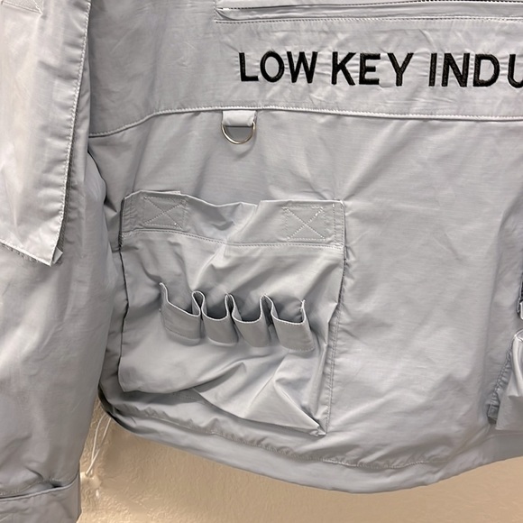 Low Key Industries Light Gray Utility Pullover Size Small - Picture 2 of 10